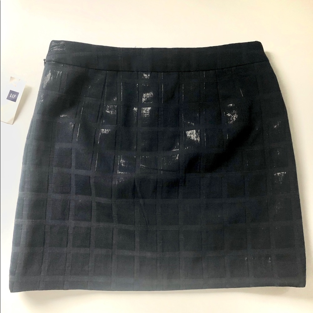 Gap navy blue A-line mini skirt — new with tags